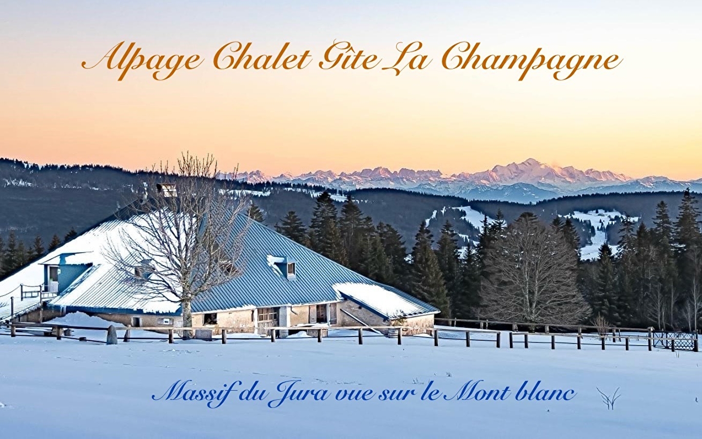 Alpage La Champagne Gîte de groupes 