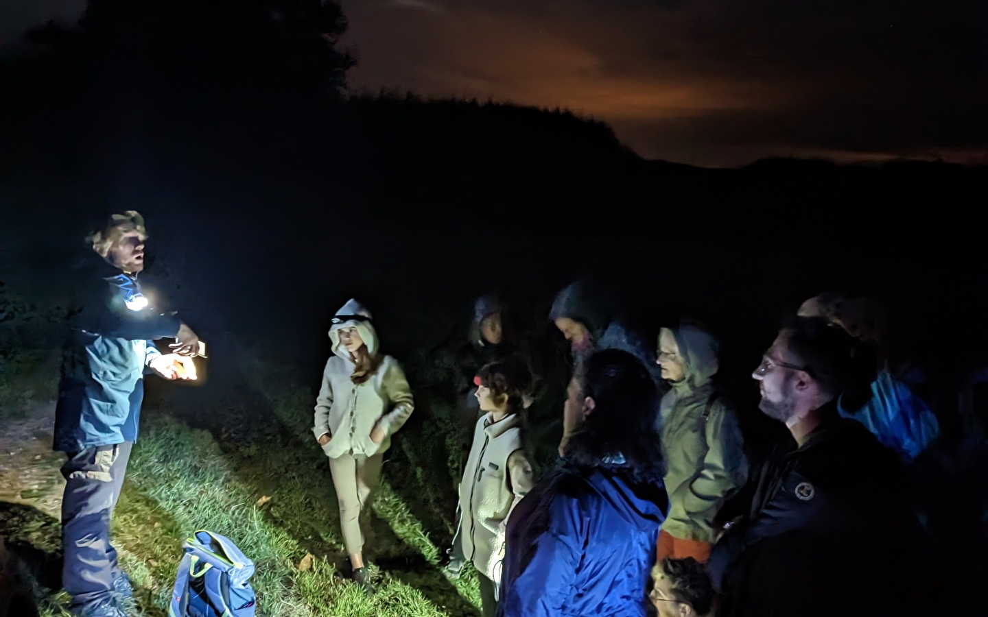Balade nocturne des Settons à Champgazon