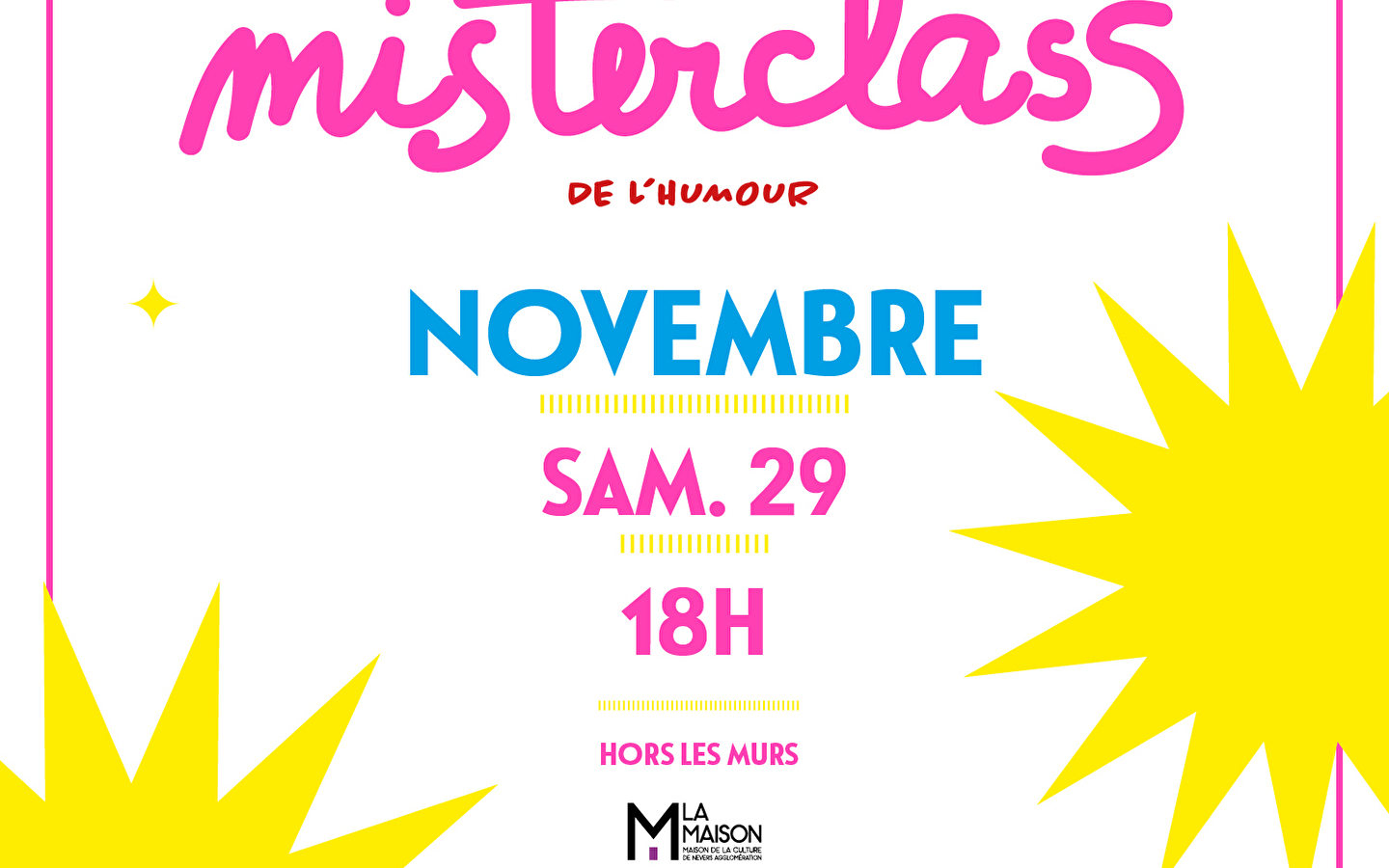 Les Misterclass de l’humour