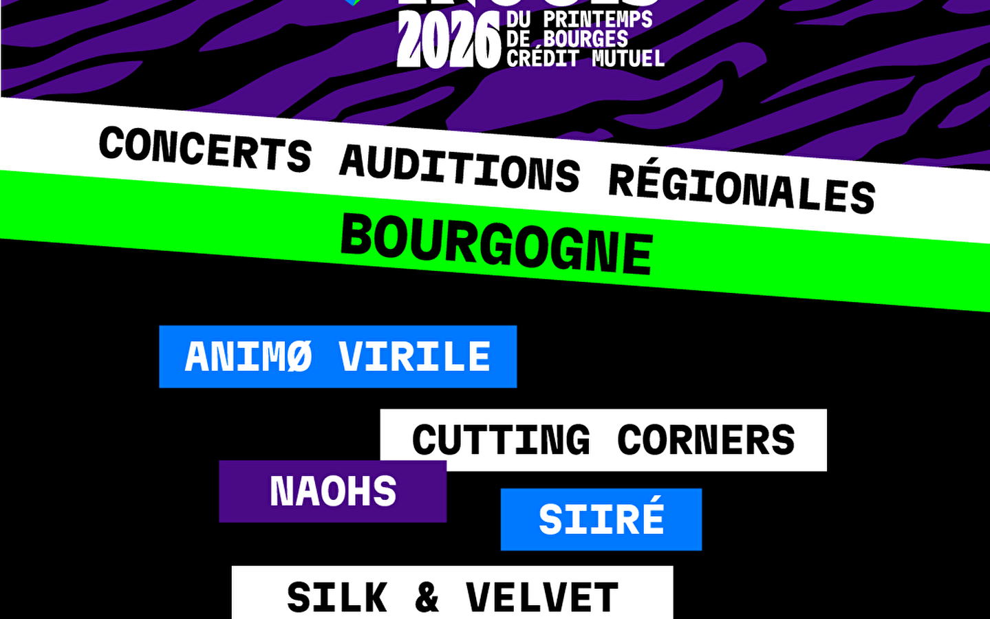 Les iNOUïS du Printemps de Bourges Crédit Mutuel : les auditions régionales Bourgogne