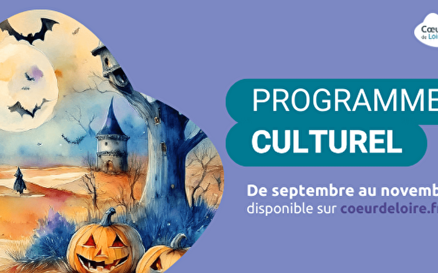 Programme culturel des médiathèques Cœur de Loire de septembre à novembre