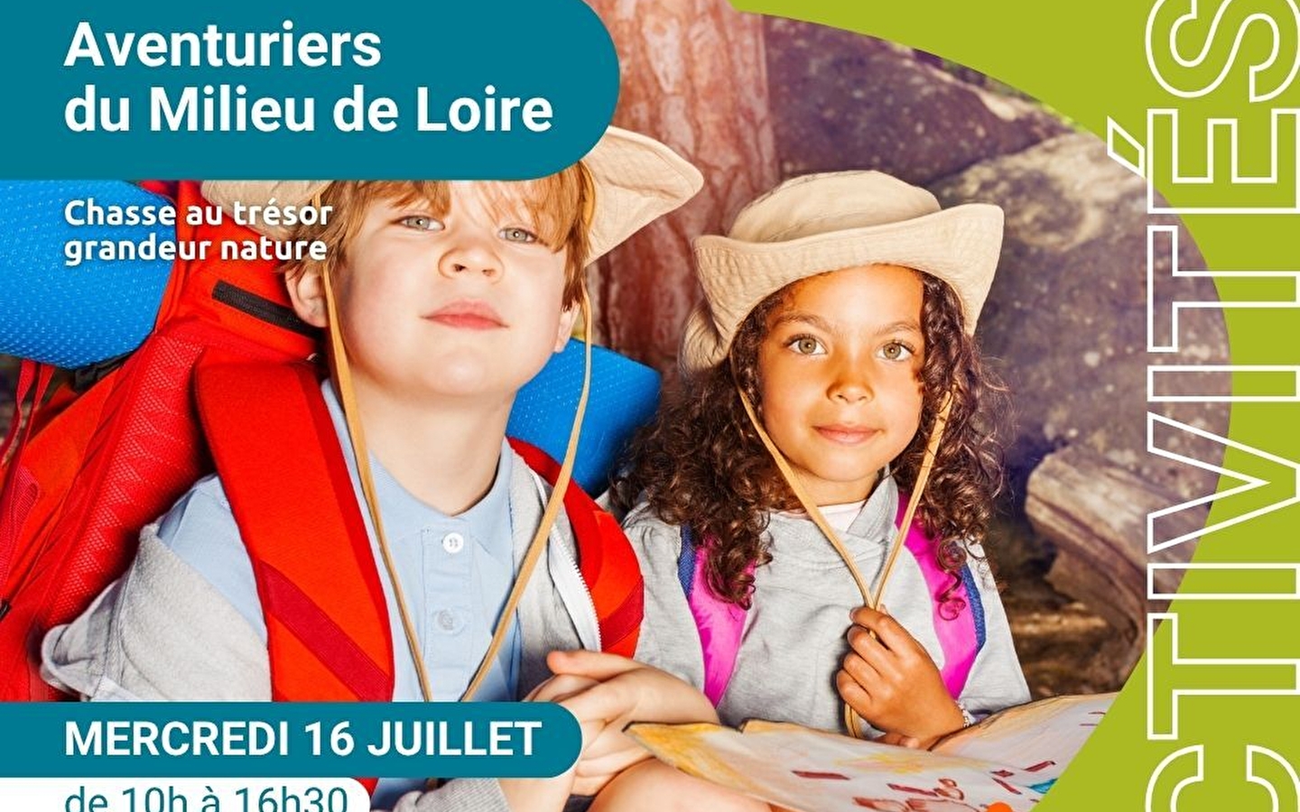 Les Aventuriers du Milieu de Loire - Journée nature pour les 6-12 ans spéciale 'Chasse au trésor grandeur nature'