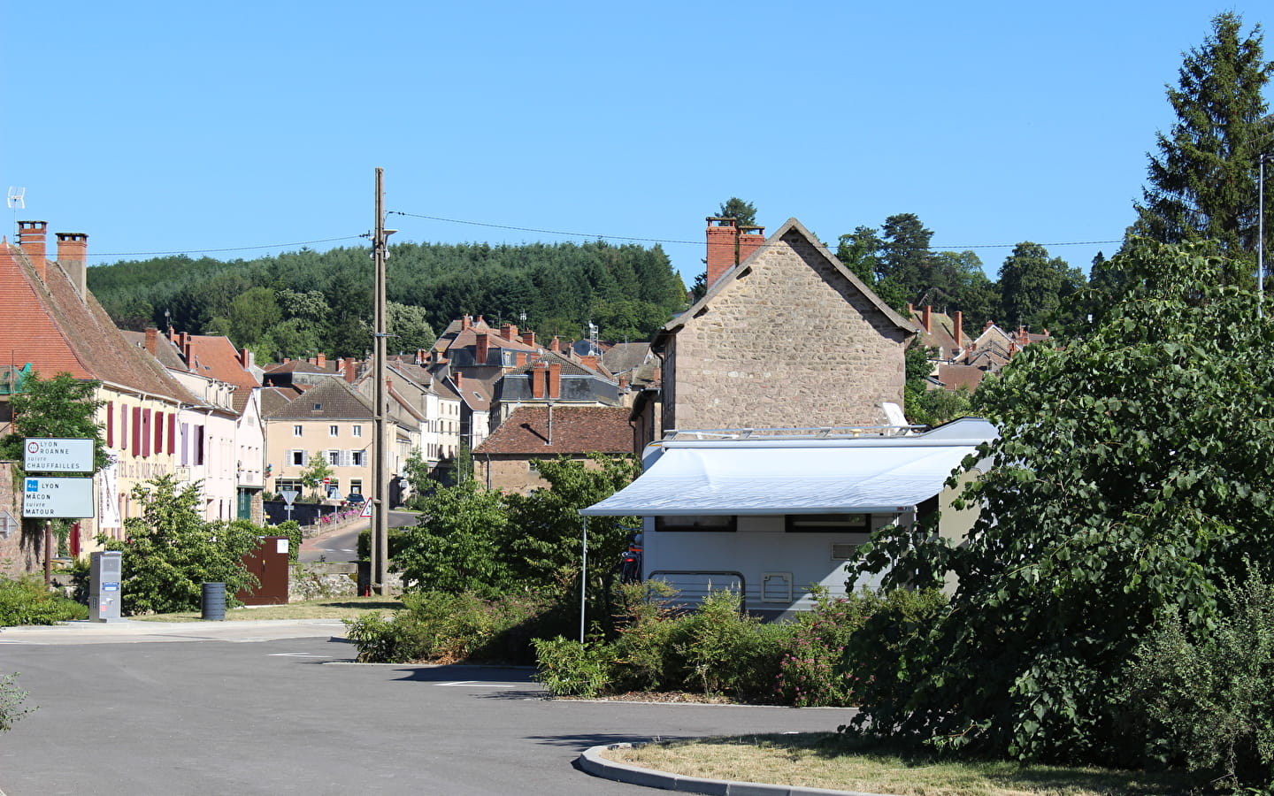 Aire de service pour camping-cars