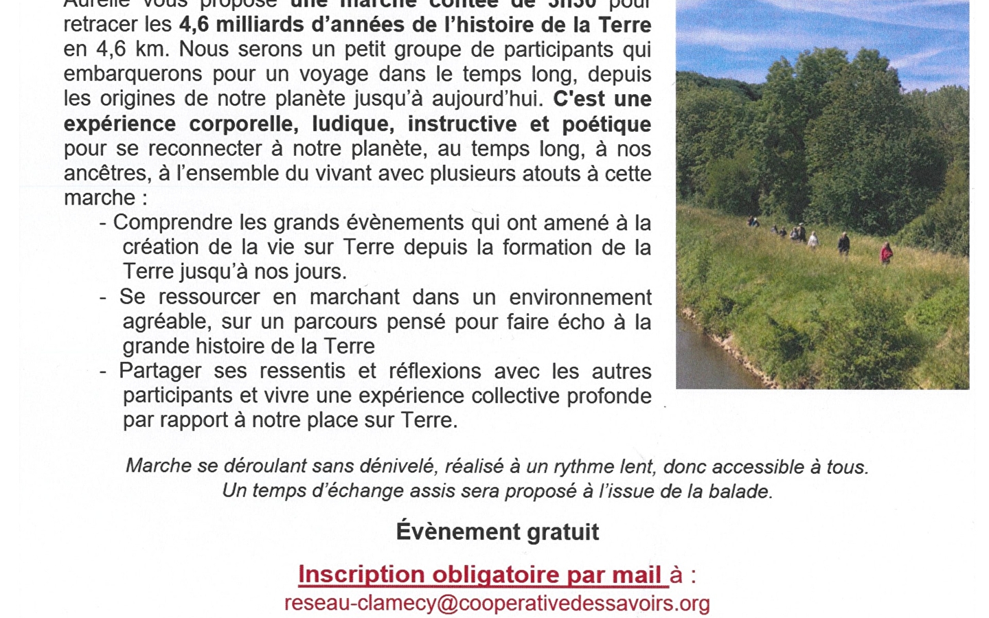 Marche du temps profond