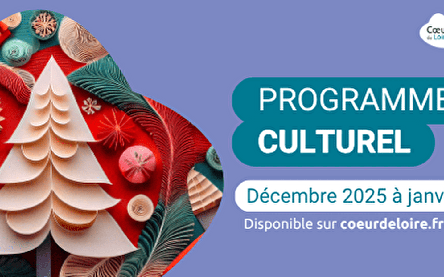 Programme culturel des médiathèques Cœur de Loire de décembre 2025 à janvier 2026