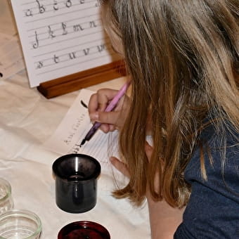 Atelier - Calligraphie et enluminure - LA CLUSE-ET-MIJOUX