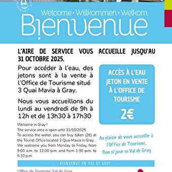 Aire de service camping-car - GRAY