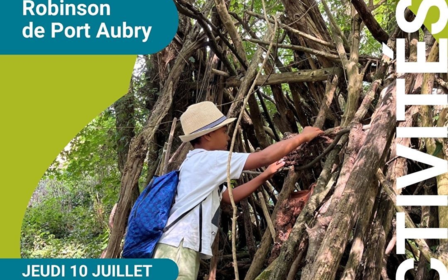 Robinson du Port Aubry - Journée nature pour les enfants de 6-12 ans