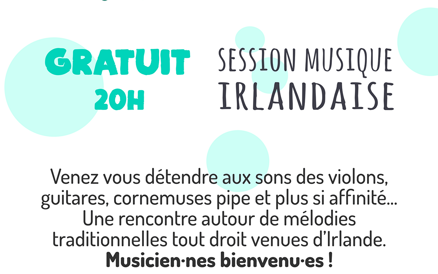 Session musique irlandaise