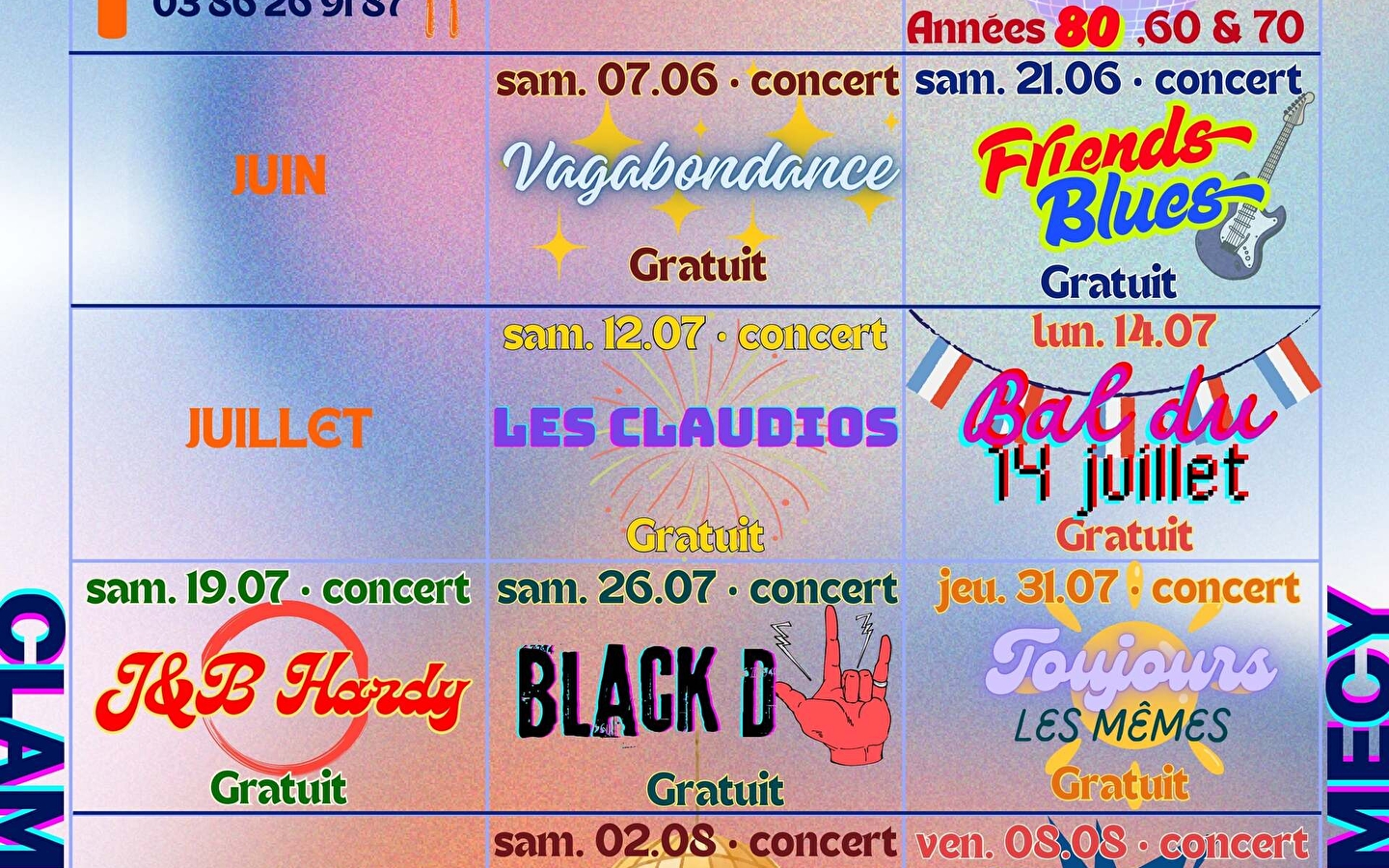CONCERT « J&B HARDY » à la Guiguette de la Tambourinette