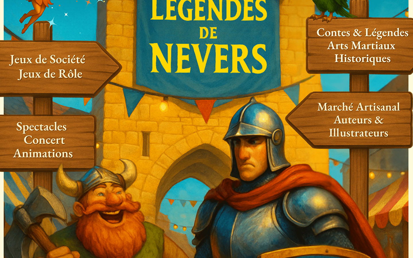 Festival Légendes de Nevers 2025 : le festival de l'imaginaire et de la fantaisie