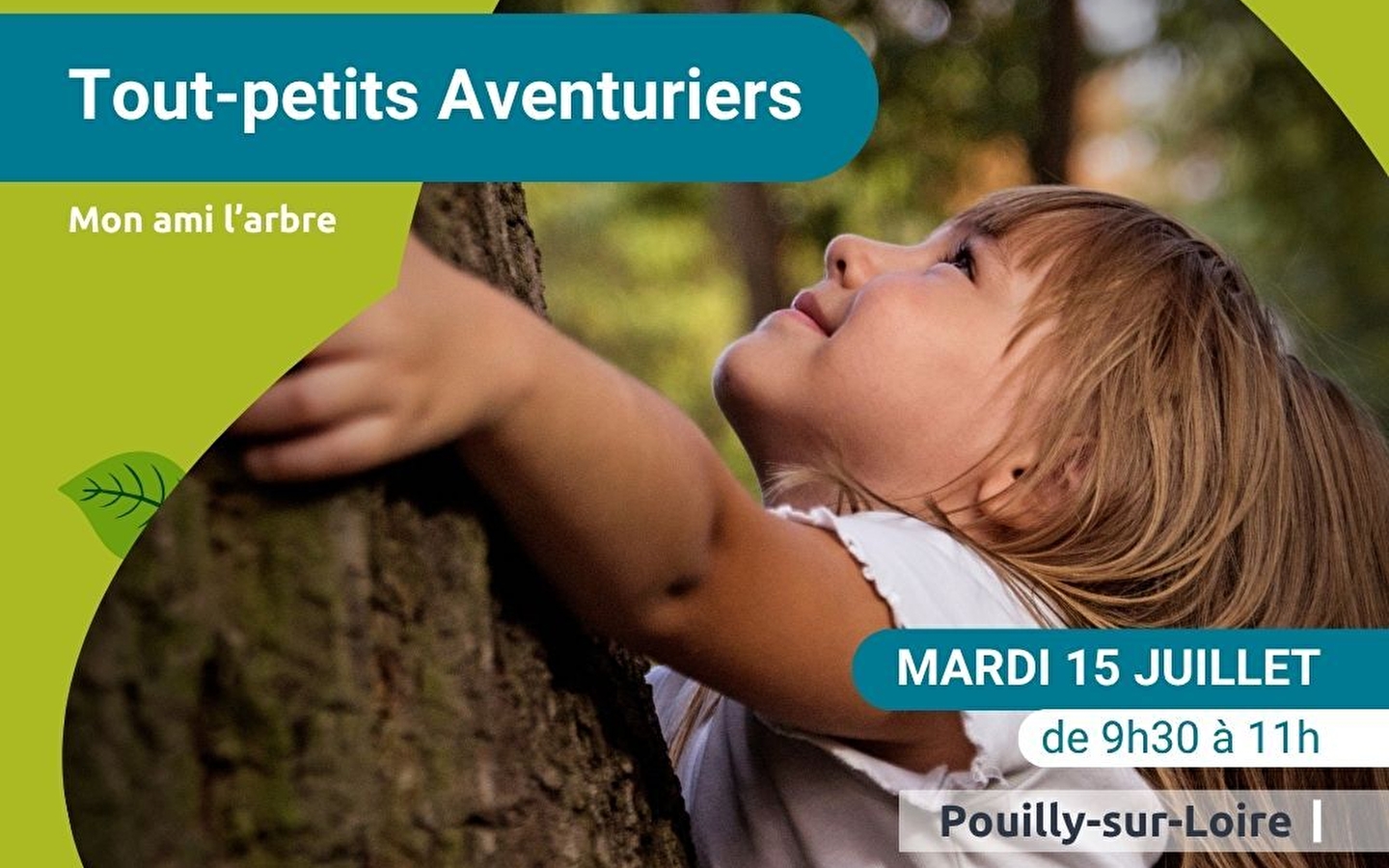 Les tout-petits aventuriers - matinée pour les moins de 6 ans - spéciale 'Mon ami l'arbre'