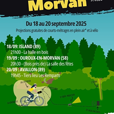 Tournée Ciné-Cyclo 2025 à Ouroux-en-Morvan