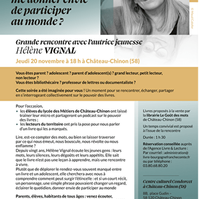 Les Petites Fugues - Grande rencontre avec Hélène Vignal